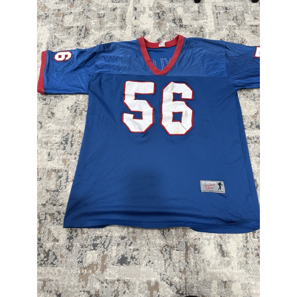 Lawrence Taylor VTG Giants Blue Stitch NY Sports Throwback Collection Jersey 3xl